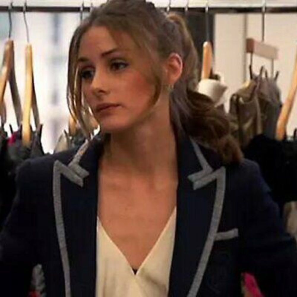 Zara Woman Black Blazer Wide Lapel Grey Tr…